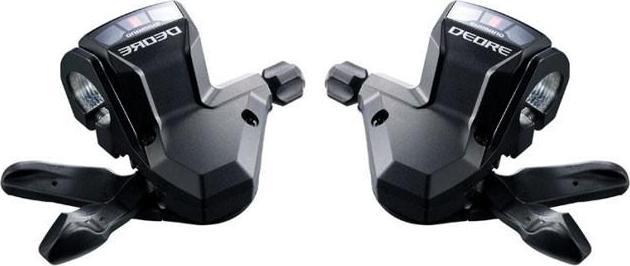 Шифтер Shimano Deore, M590, лев/пр, 3x9ск, тр.+оплетк
