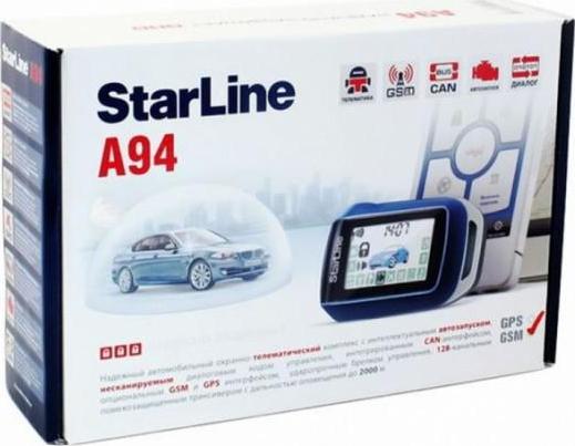 Сигнализации Starline A94 Dialog (GSM, Can)