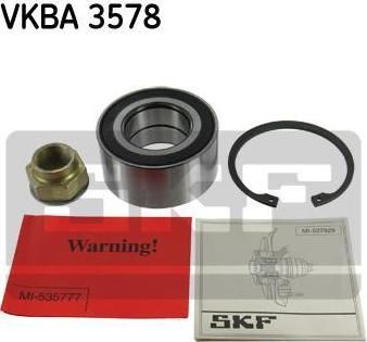 SKF VKBA 3578 комплект подшипника ступицы колеса на FIAT MAREA Weekend (185)
