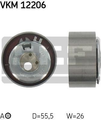 SKF VKM 12206 натяжной ролик, ремень грм на FIAT PANDA (169)