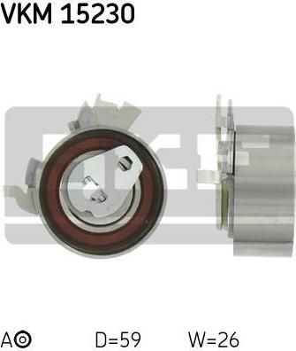 SKF VKM 15230 Ролик ремня ГРМ CHEVROLET CAPTIVA/OPEL ANTARA 2.4 06-