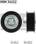 SKF VKM 34112 паразитный / ведущий ролик, поликлиновой ремень на FORD FOCUS II седан (DA_)