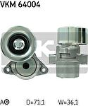 SKF VKM 64004 натяжной ролик, поликлиновой ремень на MAZDA 6 (GH)