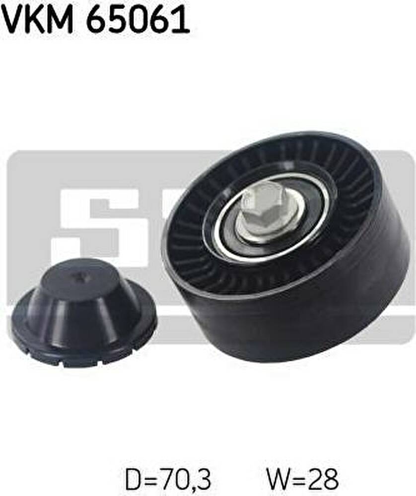 SKF VKM 65061 паразитный / ведущий ролик, поликлиновой ремень на JEEP PATRIOT (MK74)