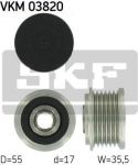 SKF VKM03820 VKM03820_=535 0086 10 [6461500260] !шкив ген. MB W203/W211/W220 2.2-3.2CDi OM646/OM648 01>