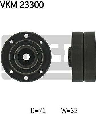 SKF VKM23300 Ведущий ролик зубч.ремня