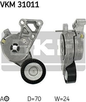 SKF VKM31011 Натяжитель ремня приводного AUDI A3/VW GOLF IV/BORA 1.6-2.0 SKF VKM31011 Натяжитель ремня приводного AUDI A3/VW GOLF IV/BORA 1.6-2.0