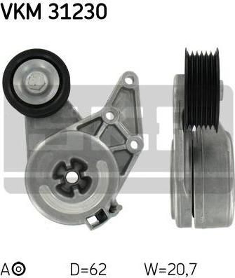 SKF VKM31230 Натяжитель п/к ремня VAG Golf IV 2.3V5