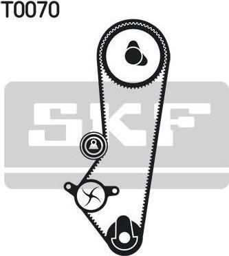 SKF VKMA 04201 комплект ремня грм на FORD ORION II (AFF)