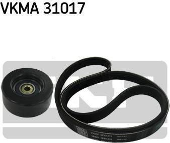 SKF VKMA 31017 поликлиновой ременный комплект на VW CADDY II пикап (9U7)