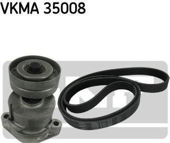 SKF VKMA 35008 поликлиновой ременный комплект на OPEL ASTRA F Наклонная задняя часть (53_, 54_, 58_, 59_)