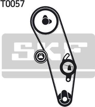 SKF VKMA01020 ремкомплект ГРМ VW Golf/Passat,Audi 80/100/A6 1.8/2.0 16V 86-97