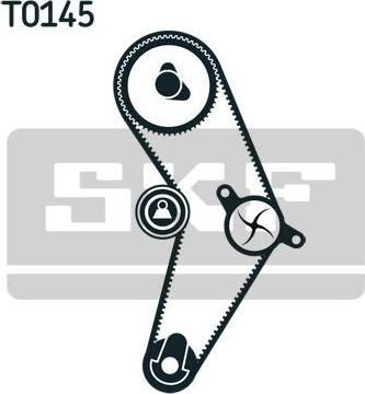SKF VKMA02203 ремкомплект ГРМ Fiat Punto/Doblo/Panda/Siena, Lancia Y 1.2 94>