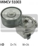SKF VKMCV 51003 натяжной ролик, поликлиновой ремень на MERCEDES-BENZ ATEGO 2