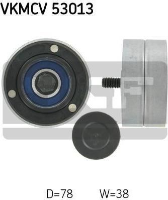 SKF VKMCV 53013 паразитный / ведущий ролик, поликлиновой ремень на VOLVO FL