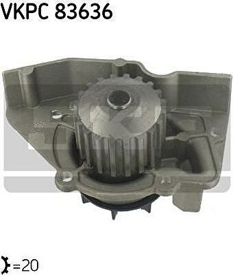 SKF VKPC 83636 водяной насос на PEUGEOT 306 Break (7E, N3, N5)