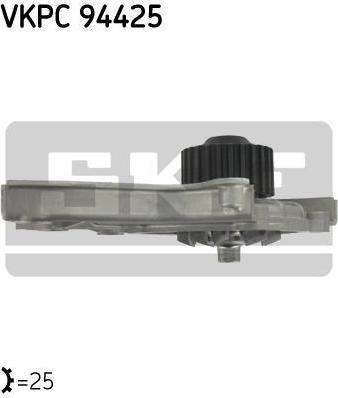 SKF VKPC 94425 водяной насос на MAZDA 626 III (GD)
