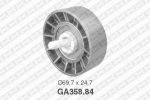 SNR GA358.84 натяжной ролик, поликлиновой ремень на FIAT DUCATO фургон (244)