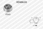 SNR KD45903 Ремень ГРМ [108 зуб., 17mm] + ролик