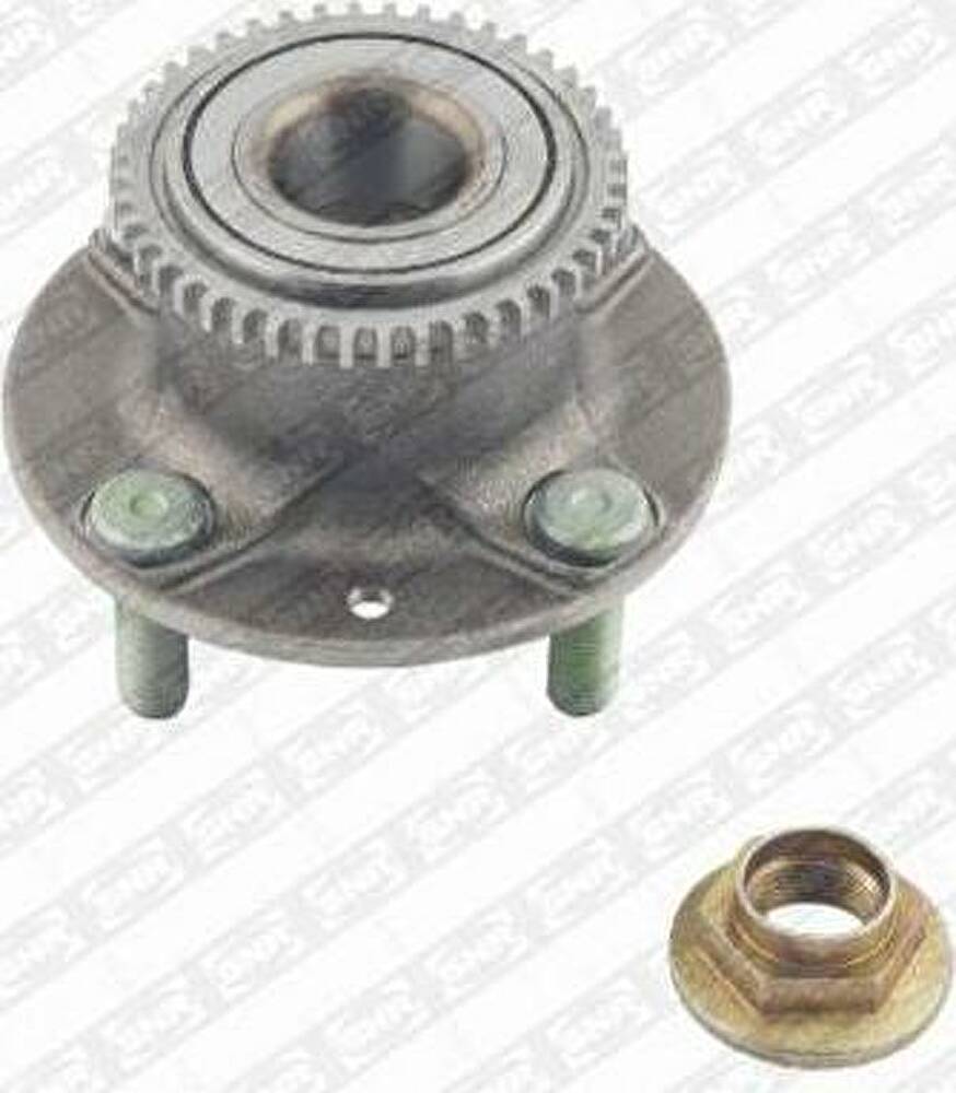 SNR R170.24 Ступица с подшипником MAZDA 323 89-04 зад.