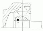 Spidan 22945 шарнирный комплект, приводной вал на MAZDA 626 III (GD)