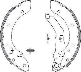 Spidan 33633 комплект тормозных колодок на PEUGEOT 405 II (4B)