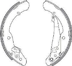Spidan 33640 комплект тормозных колодок на VW CADDY II пикап (9U7)