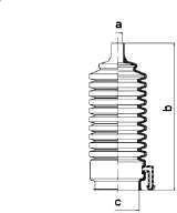 Spidan 83786 пыльник, рулевое управление на MITSUBISHI LANCER F II (A17_)