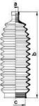 Spidan 83859 пыльник, рулевое управление на VOLVO V40 универсал (VW)
