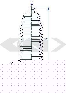 Spidan 84132 пыльник, рулевое управление на ALFA ROMEO 159 (939)