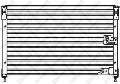 Stellox 10-45240-SX конденсатор, кондиционер на HONDA ACCORD IV (CB)