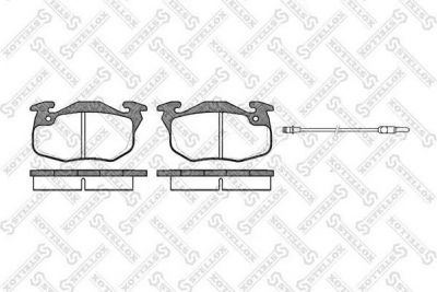 Stellox 203 002-SX комплект тормозных колодок, дисковый тормоз на RENAULT CLIO I (B/C57_, 5/357_)