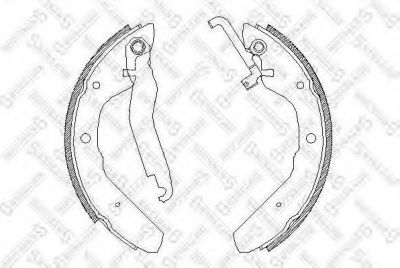 STELLOX 414 100-SX_4403.00370SBS361271BFSB174 колодки барабанные VW T2 1.6-1.7TD 85-92 (414 100-SX)