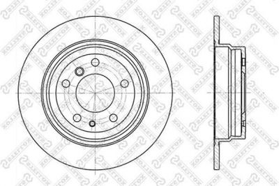 Stellox 6020-1520-SX тормозной диск на 5 Touring (E34)