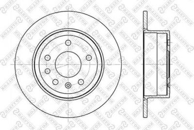 Stellox 6020-3610-SX тормозной диск на OPEL OMEGA A (16_, 17_, 19_)