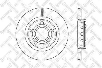 Stellox 6020-4798V-SX тормозной диск на MERCEDES-BENZ T2/LN1 фургон/универсал