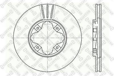 Stellox 6020-9940V-SX тормозной диск на ROVER 600 (RH)