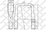 Stellox 84-64271-SX стремянка рессоры на MERCEDES-BENZ MK