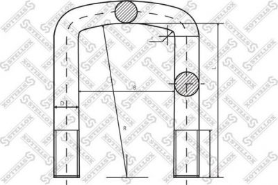 Stellox 84-64416-SX стремянка рессоры на MAN M 2000 L