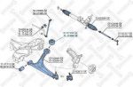 Stellox 87-07260-SX подвеска, рычаг независимой подвески колеса на VW GOLF IV (1J1)