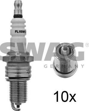 SWAG 10 91 3450 свеча зажигания на TOYOTA HILUX II пикап (LN8_, RN5_, LN6_, YN6_, YN5_, LN5_, RN6_)