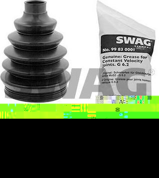 SWAG 40 93 1488 комплект пылника, приводной вал на OPEL CORSA C (F08, F68)