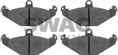 SWAG 60 91 6403 комплект тормозных колодок, дисковый тормоз на RENAULT 21 универсал (K48_)