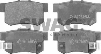 SWAG 85 91 6297 комплект тормозных колодок, дисковый тормоз на ROVER 600 (RH)