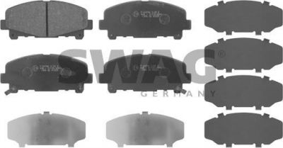 SWAG 85 91 6792 комплект тормозных колодок, дисковый тормоз на HONDA ACCORD VIII (CU)