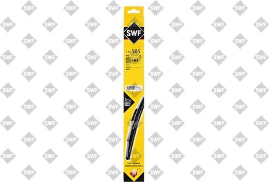 SWF 116505 щетка стеклоочистителя на RENAULT MEGANE II (BM0/1_, CM0/1_)