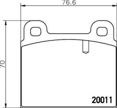 Textar 2001107 комплект тормозных колодок, дисковый тормоз на PORSCHE 911 кабрио