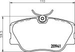 Textar 2094103 комплект тормозных колодок, дисковый тормоз на MERCEDES-BENZ 190 (W201)