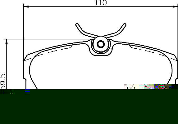 Textar 2094103 комплект тормозных колодок, дисковый тормоз на MERCEDES-BENZ 190 (W201)