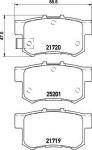 Textar 2172001 комплект тормозных колодок, дисковый тормоз на FIAT SEDICI (FY_)